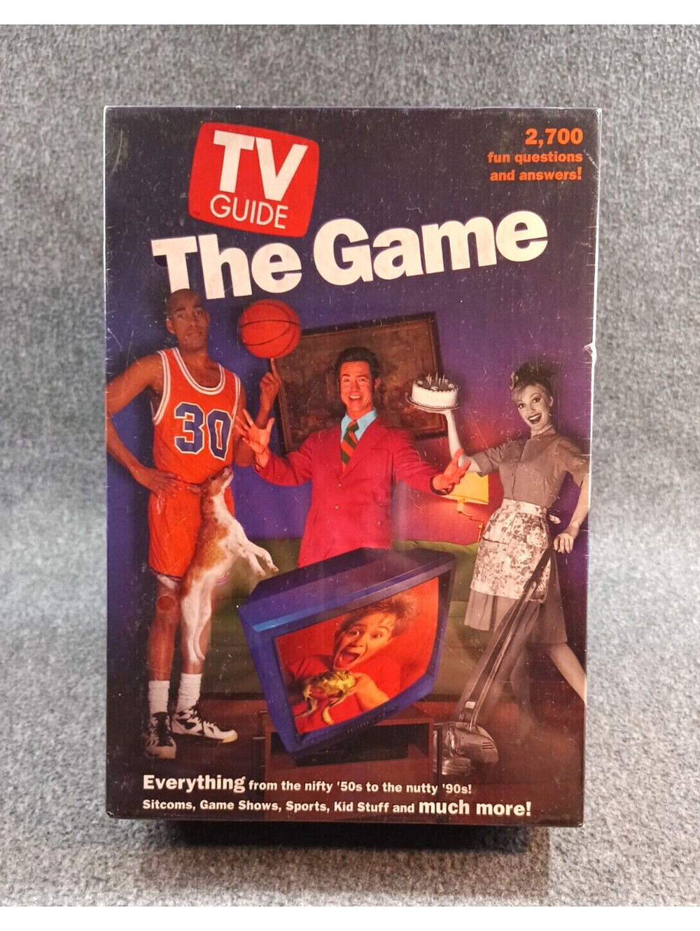 TV Guide Game Vintage Milton Bradley Board Game 1997 Television Trivia Sealed